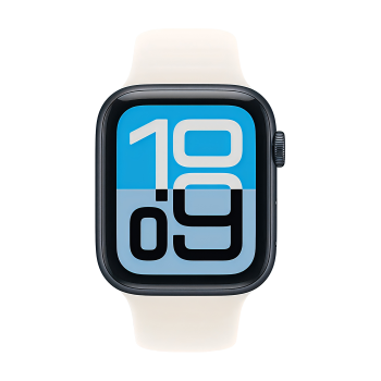 Apple Watch SE 3 40 mm, Midnight Aluminum Starlight Sport Band M/L